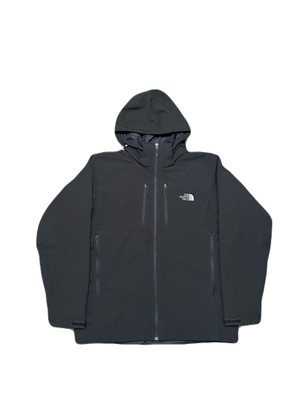 The North Face Apex Elevation Jacket Men Large Black Full Zip Hooded Insulated